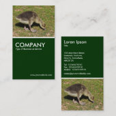 Carte De Visite Gosling - Vert foncé (Devant / Derrière)