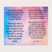 Carte De Visite Gospel Tract (Extérieur déplié)