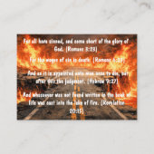 Carte De Visite Gospel Tract Two Roads Card (Devant)