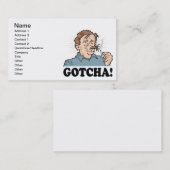 Carte De Visite Gotcha (Devant / Derrière)
