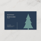 Carte De Visite Gothic Fairytale Crescent Moon Lake Floral (Dos)