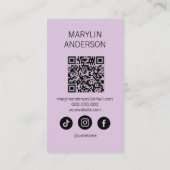 Carte De Visite Gothic Lip Gloss Bottle Small  (Dos)