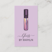 Carte De Visite Gothic Lip Gloss Bottle Small  (Devant)