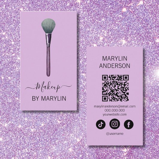 Carte De Visite Gothic Makeup Powder Brush Beauty