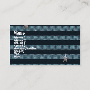 Carte de visite gothique Punk Stars