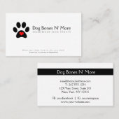 Carte De Visite Gourmet Dog Traite La Boulangerie (Devant / Derrière)