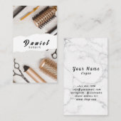 Carte De Visite Gourus de cheveux - Montrer votre artisanat dans c (Devant / Derrière)