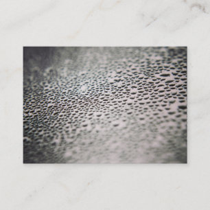 Carte De Visite Gouttelettes d'eau sur verre 02