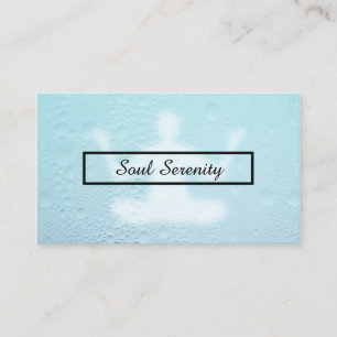 Carte De Visite gouttes d'eau méditation