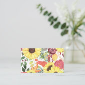 Carte De Visite Gown floral (Debout devant)