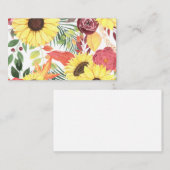 Carte De Visite Gown floral (Devant / Derrière)