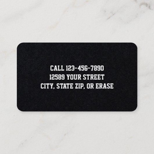 CARTE DE VISITE GPS (Dos)