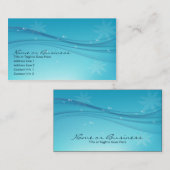 Carte De Visite grâce bleue (Devant / Derrière)