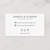 Carte De Visite Grâce divine (Dos)