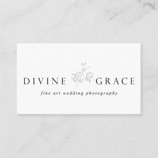 Carte De Visite Grâce divine (Devant)