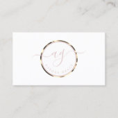 Carte De Visite Grace d'or blanc (Devant)