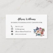 Carte De Visite Grâce florale (Dos)