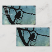 Carte De Visite Grackle Grunge (Devant / Derrière)