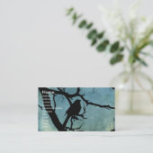 Carte De Visite Grackle Grunge (Debout devant)