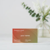 Carte De Visite gradation business cards (Debout devant)