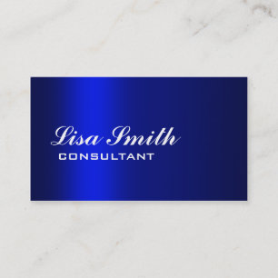 Carte De Visite Gradient bleu simple simple élégant professionnel