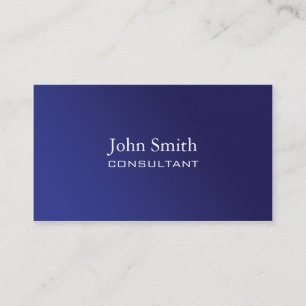 Carte De Visite Gradient bleu simple simple élégant professionnel