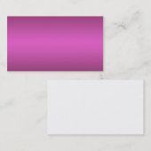 Carte De Visite Gradient de roses indien - modèle customisé (Devant / Derrière)