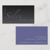Carte De Visite Gradient de salon (Devant / Derrière)