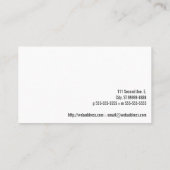 Carte De Visite Gradient japonais de bambou de jardin (Dos)