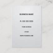 Carte De Visite Gradient moderne élégant professionnel de carré (Dos)