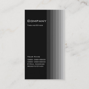 Carte De Visite Gradient noir