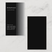 Carte De Visite Gradient noir (Devant / Derrière)