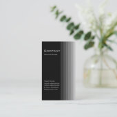 Carte De Visite Gradient noir (Debout devant)