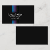 Carte De Visite Gradients sophistiqués (Devant / Derrière)