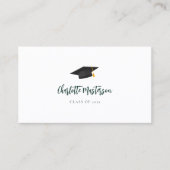 Carte De Visite Graduation 2025 Script Grad Name (Devant)