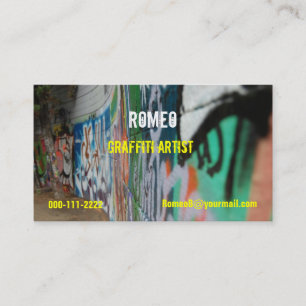 Carte de visite Graffiti