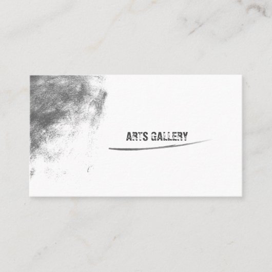 Carte De Visite Graffiti blanc clair orange chanté Qr Code (Devant)