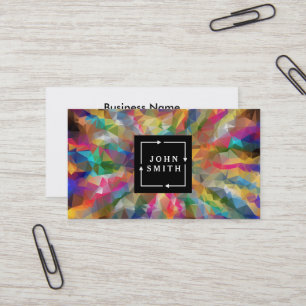 Carte De Visite Graffiti bleu moderne Cool Art Abstrait