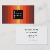 Carte De Visite Graffiti bleu moderne Cool Art Abstrait (Devant / Derrière)