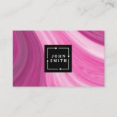 Carte De Visite Graffiti bleu moderne Cool Art Abstrait (Devant)