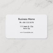 Carte De Visite Graffiti bleu moderne Cool Art Abstrait (Dos)