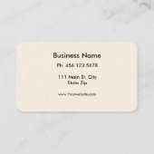 Carte De Visite Graffiti bleu moderne Cool Art Abstrait Business C (Dos)