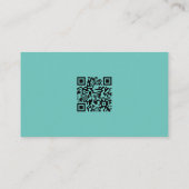 Carte De Visite Graffiti couleur eau claire Smued Qr Code (Dos)