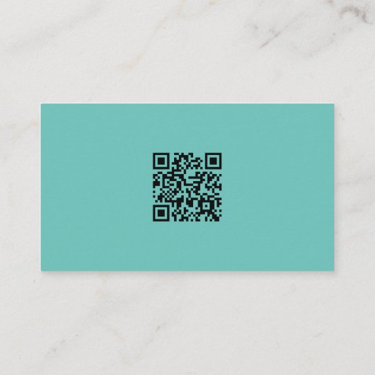 Carte De Visite Graffiti couleur eau claire Smued Qr Code (Dos)
