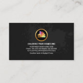 Carte De Visite Graffiti muraux de peinture à pinceau (Dos)