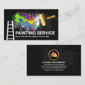 Carte De Visite Graffiti muraux de peinture à pinceau (Devant / Derrière)