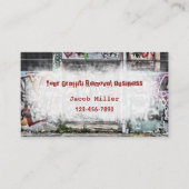 Carte De Visite Graffiti Removal Services Cool créatif unique (Devant)