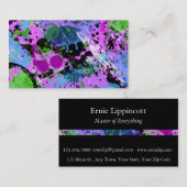 Carte De Visite Graffiti Smoothie (Devant / Derrière)