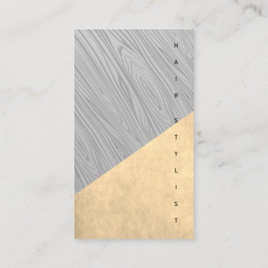 Carte De Visite Grain de bois et texture (Dos)