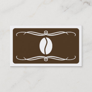 Carte De Visite grain de café de mod (couleur personnalisable)
